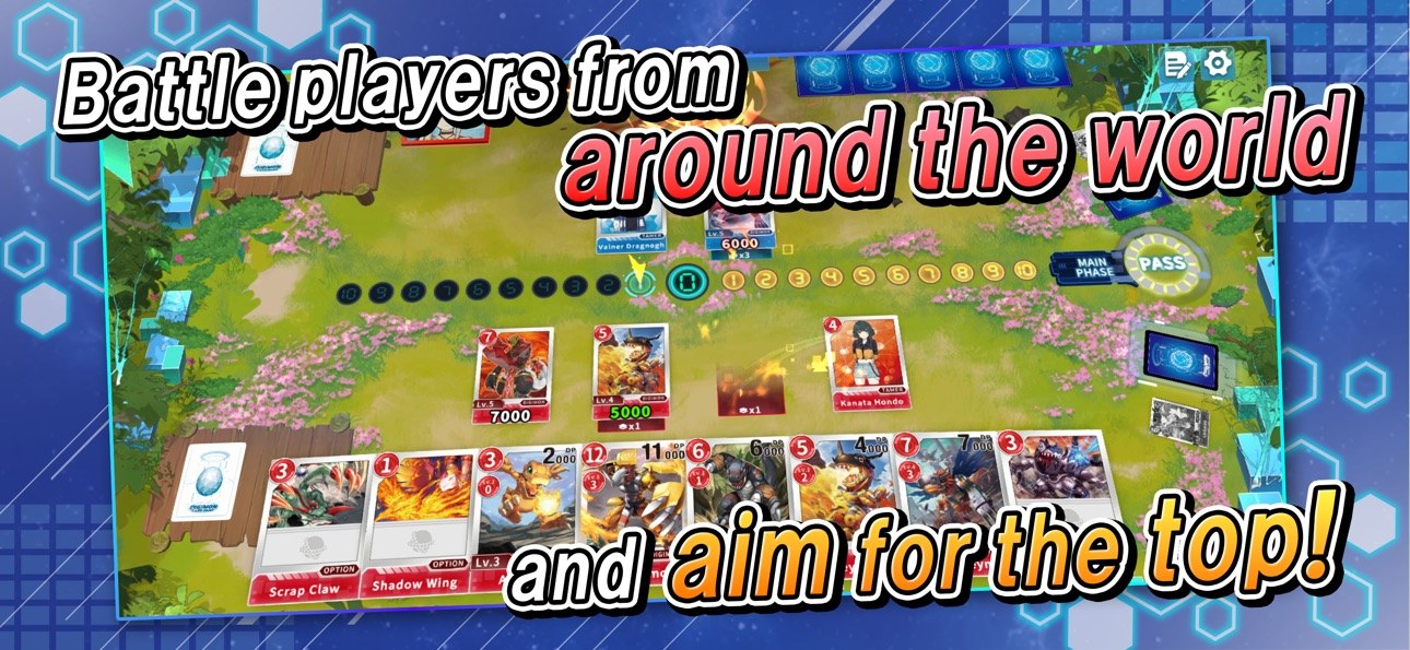 App Store image: battle players from around the world.